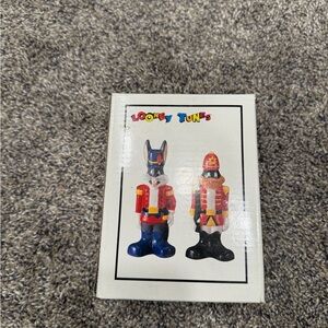 Looney Tunes Character Figurine Set - Red and Blue